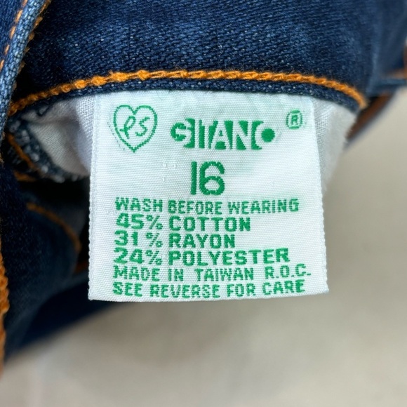 PS Gitano Jeans Vintage 1980s‎ “Mom Jeans” High Waisted 16 (Fit Smaller!!) Snags - Picture 7 of 16